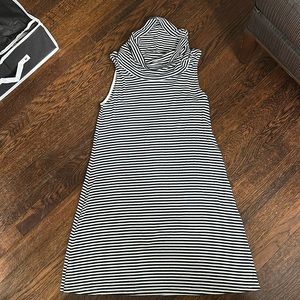 Dolan left coast sp stripe dress with cowl neck never worn really cute - swings